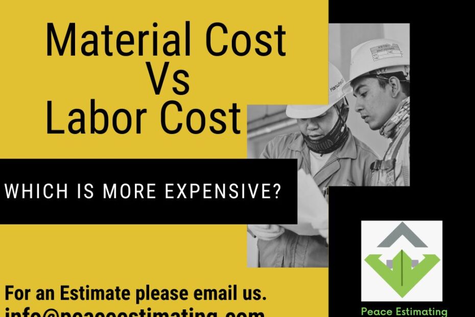 material cost vs labor in construction
